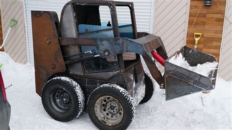 skid steer homemade|homemade skid steer cab enclosure.